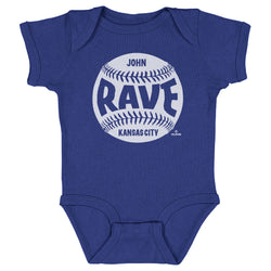John Rave Kansas City Baseball WHT (ONLINE ORDER ONLY)