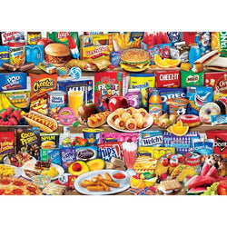 Kids' Favorite Food Flashbacks 1000 Piece Jigsaw Puzzle MasterPieces (ONLINE ORDER ONLY)