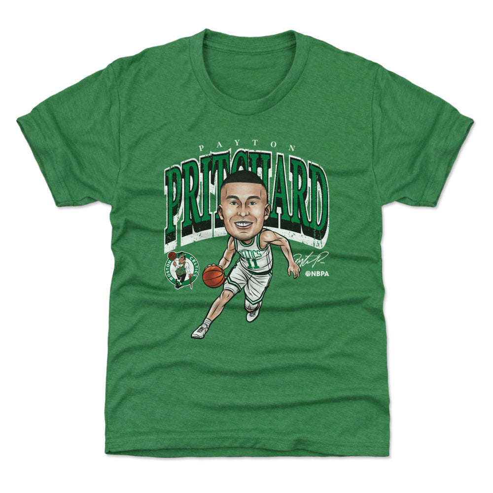 Payton Pritchard Boston Celtics Cartoon WHT (ONLINE ORDER ONLY)