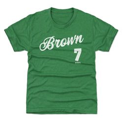 Jaylen Brown Boston Script WHT (ONLINE ORDER ONLY)