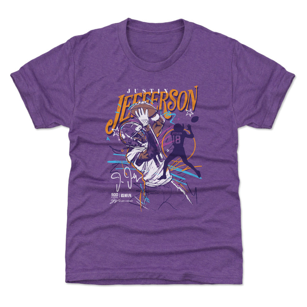 Justin Jefferson Minnesota Scribble WHT (ONLINE ORDER ONLY)