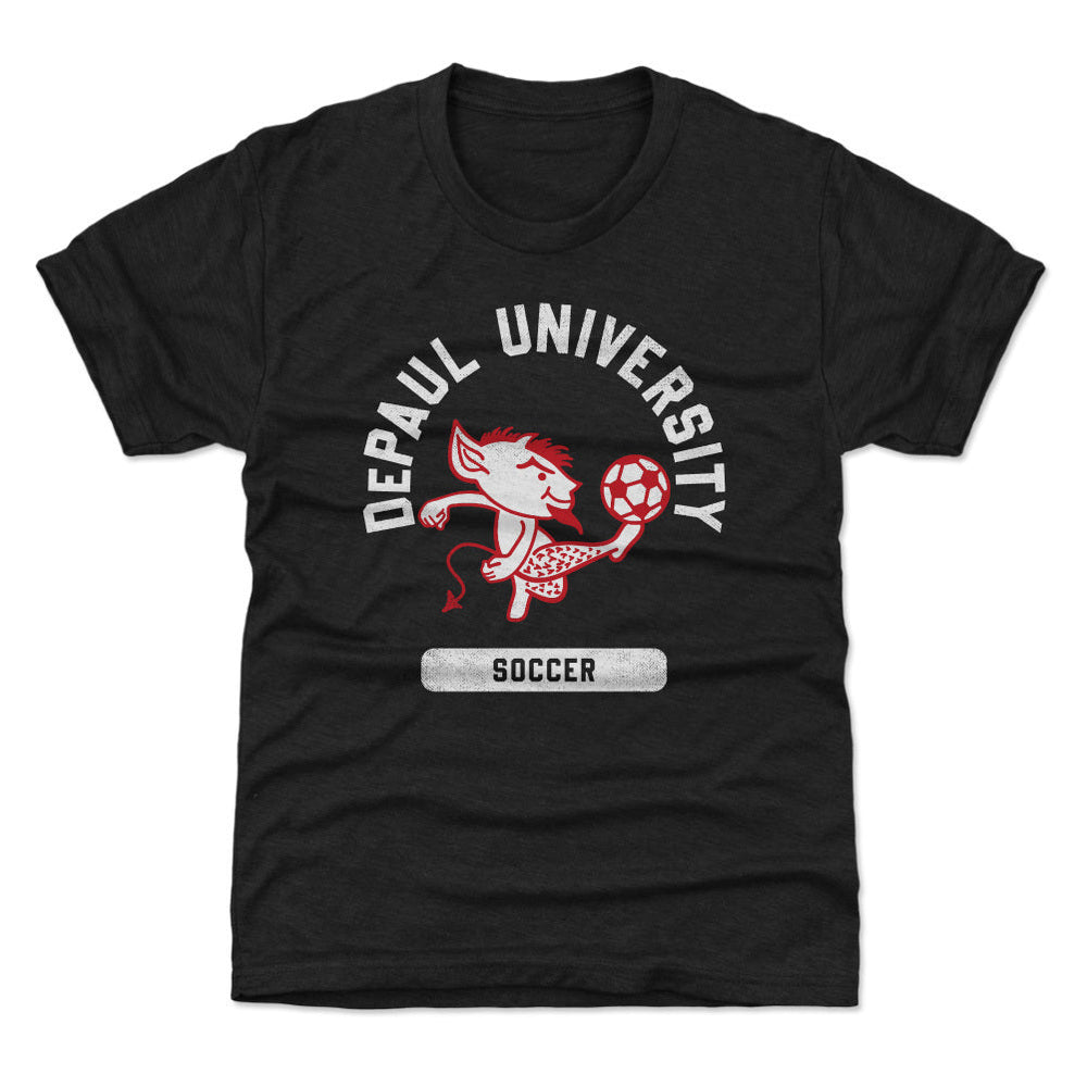 DePaul Blue Demons Mascot Soccer WHT (ONLINE ORDER ONLY)