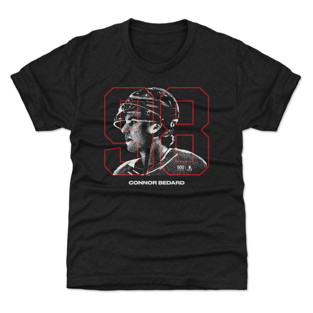 Connor Bedard Chicago Overlay WHT