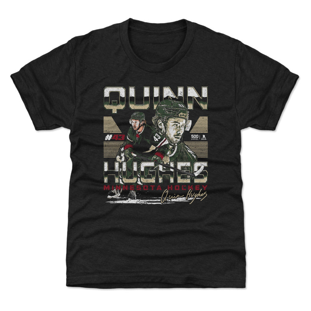 Quinn Hughes Minnesota Dual WHT (ONLINE ORDER ONLY)