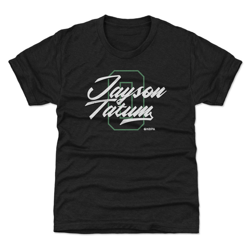 Jayson Tatum Boston Number Script WHT (ONLINE ORDER ONLY)