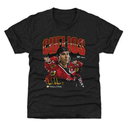 Chris Chelios Chicago Blackhawks Collage WHT (ONLINE ORDER ONLY)
