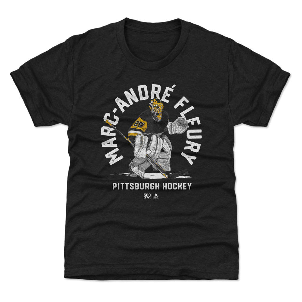 Marc-Andre Fleury Pittsburgh Emblem WHT (ONLINE ORDER ONLY)