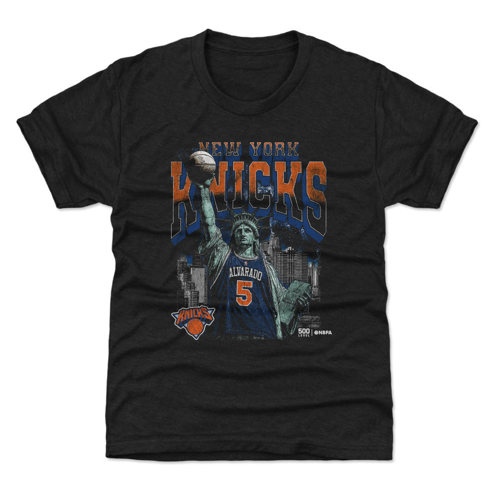 Jose Alvarado New York Knicks Statue Of Liberty WHT (ONLINE ORDER ONLY)