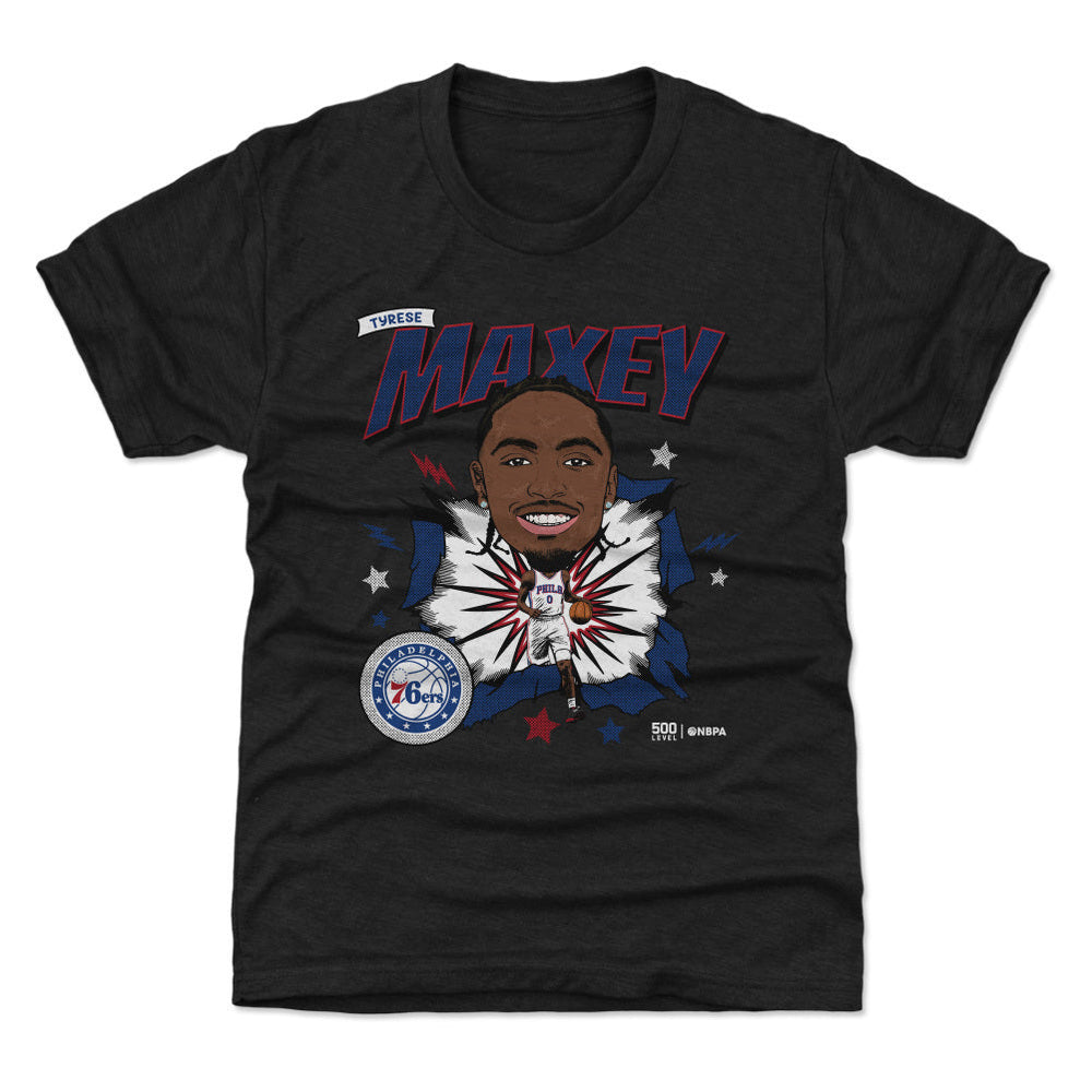 Tyrese Maxey Philadelphia 76ers Caricature WHT (ONLINE ORDER ONLY)
