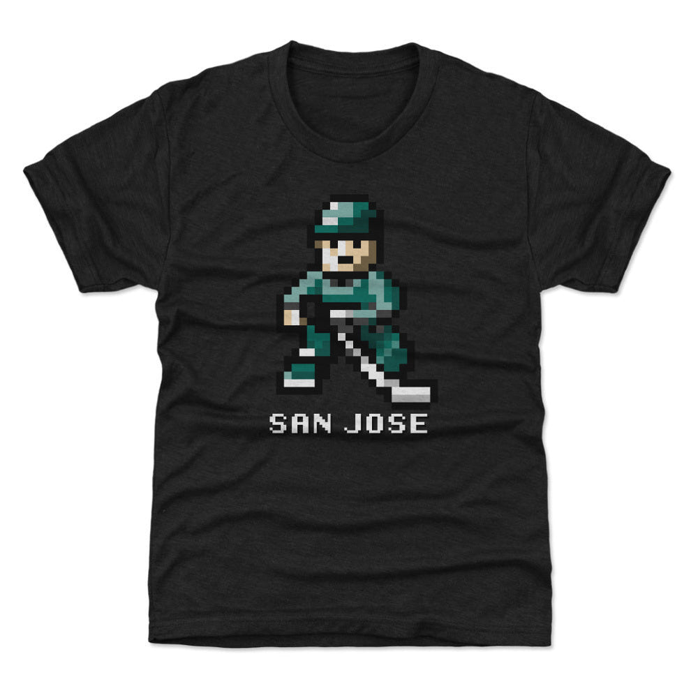 San Jose Hockey 8-bit WHT (ONLINE ORDER ONLY)