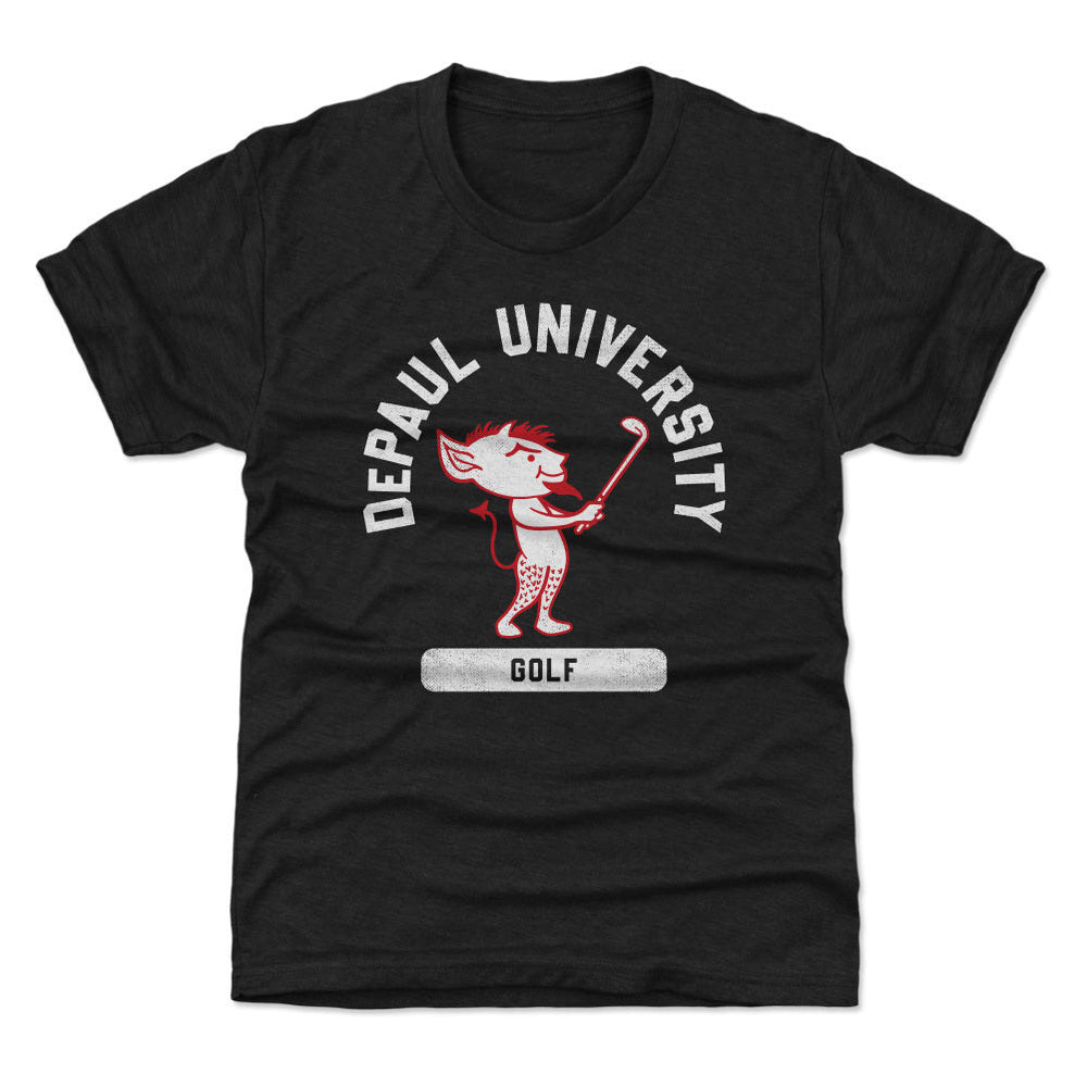 DePaul Blue Demons Mascot Golf WHT (ONLINE ORDER ONLY)