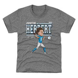Justin Herbert Cartoon WHT (ONLINE ORDER ONLY)