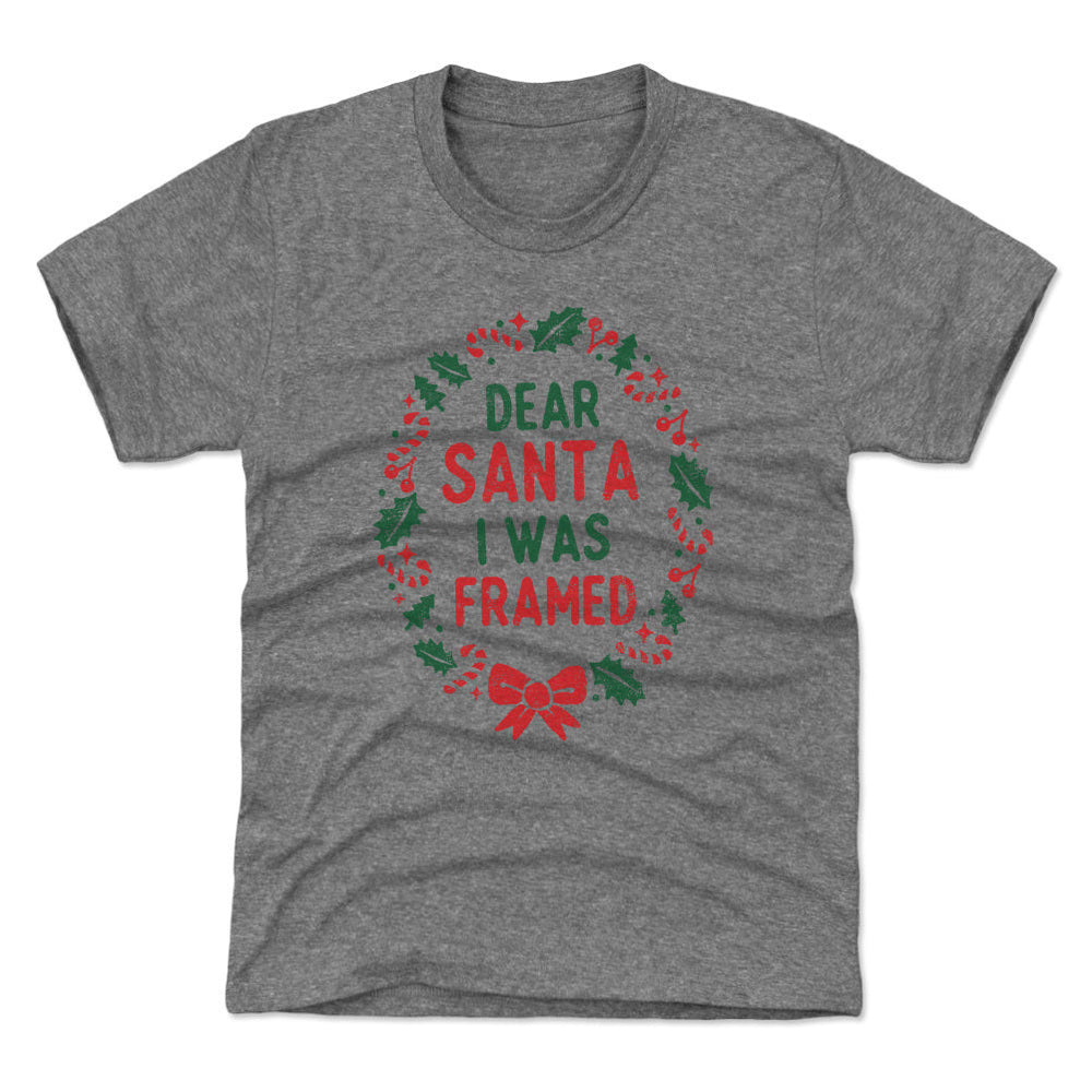 Christmas Dear Santa I Was Framed WHT (ONLINE ORDER ONLY)