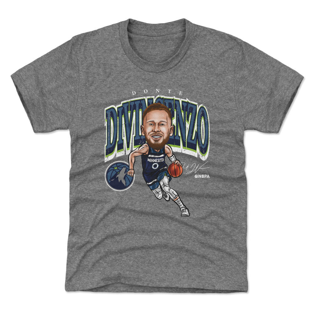 Donte DiVincenzo Minnesota Timberwolves Cartoon NBA WHT (ONLINE ORDER ONLY)