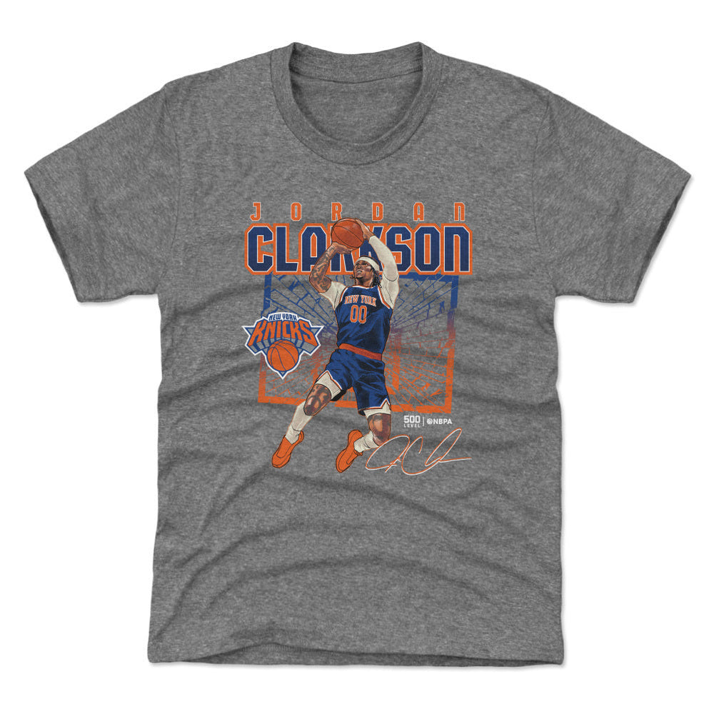 Jordan Clarkson New York Knicks Shattered WHT (ONLINE ORDER ONLY)