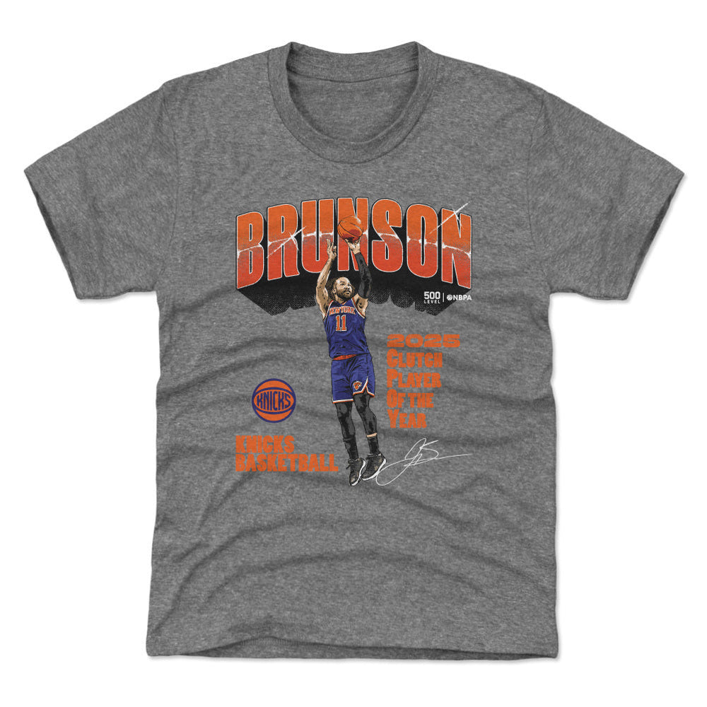 Jalen Brunson New York Knicks 2025 Clutch Player Of The Year WHT (ONLINE ORDER ONLY)