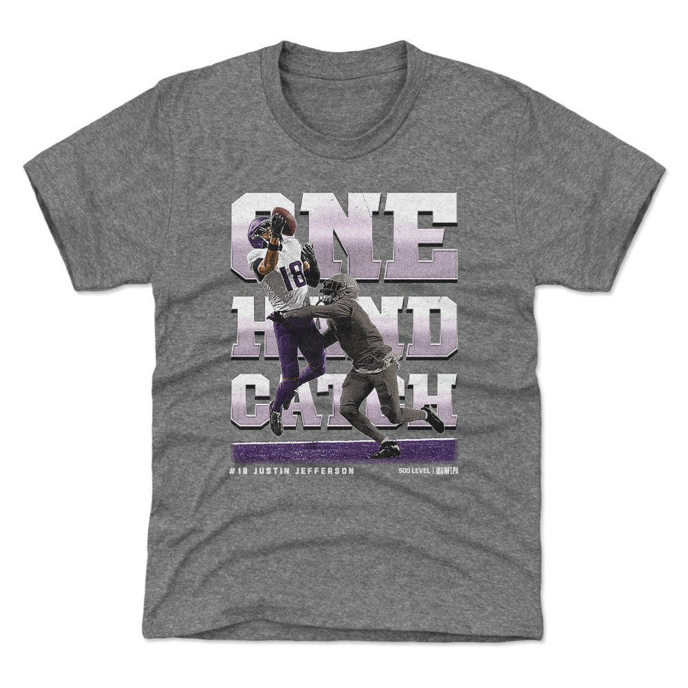 Justin Jefferson Minnesota One Hand Catch WHT (ONLINE ORDER ONLY)