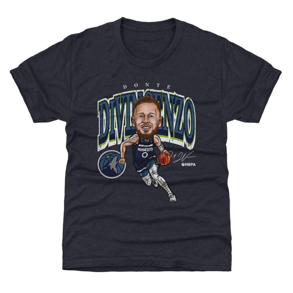 Donte DiVincenzo Minnesota Timberwolves Cartoon NBA WHT (ONLINE ORDER ONLY)