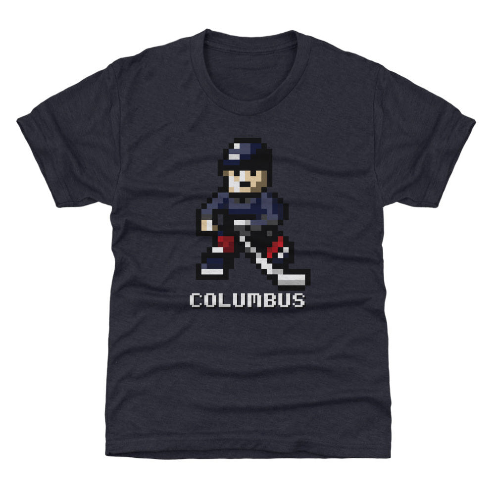 Columbus Hockey 8-bit WHT (ONLINE ORDER ONLY)