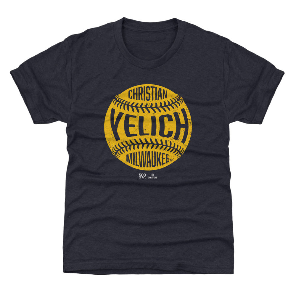 Christian Yelich Milwaukee Vintage Baseball WHT (ONLINE ORDER ONLY)