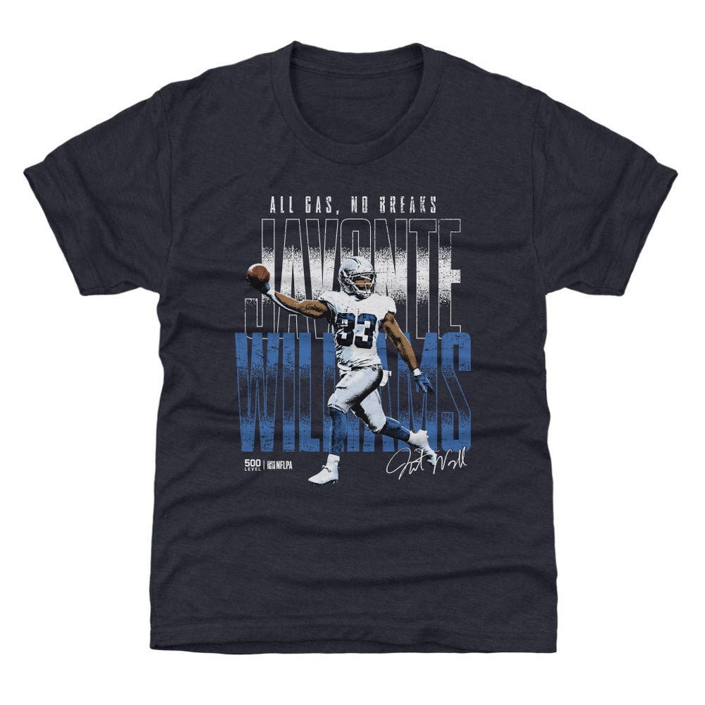 Javonte Williams Dallas All Gas No Breaks WHT (ONLINE ORDER ONLY)