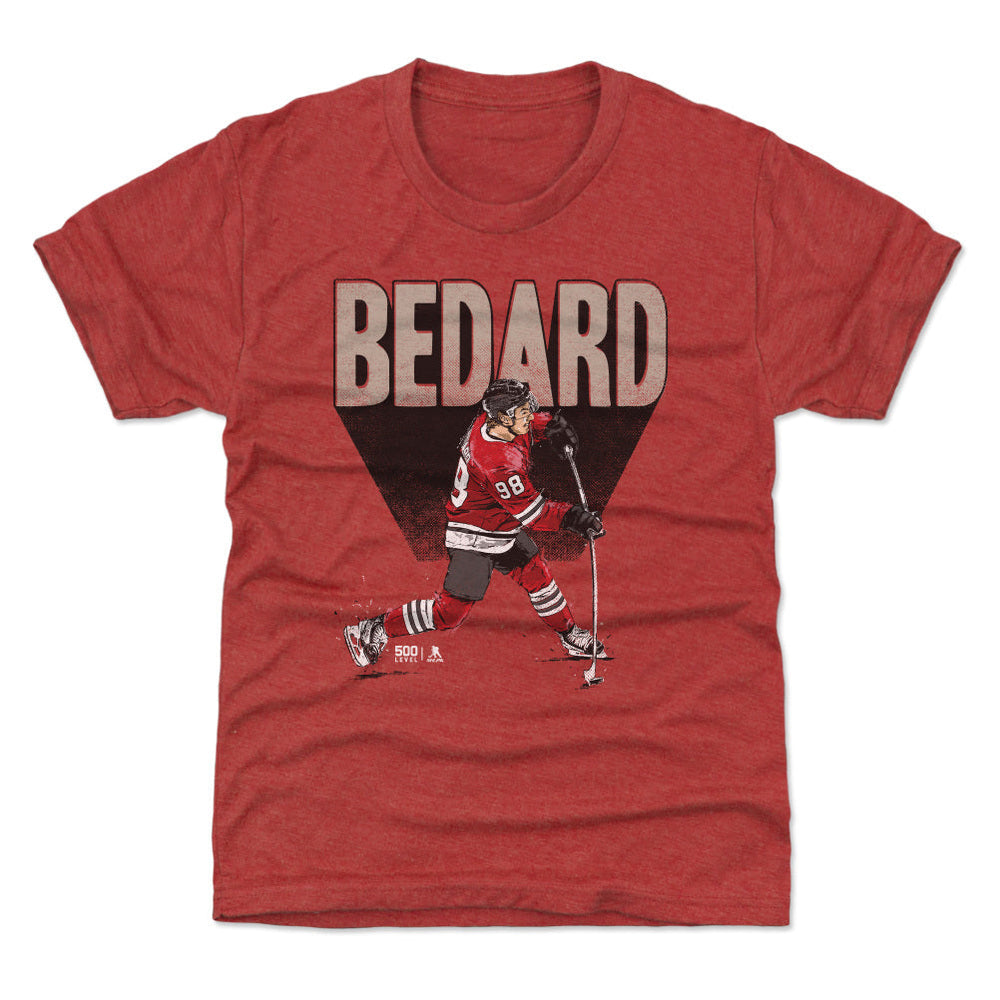 Connor Bedard Chicago Bold WHT