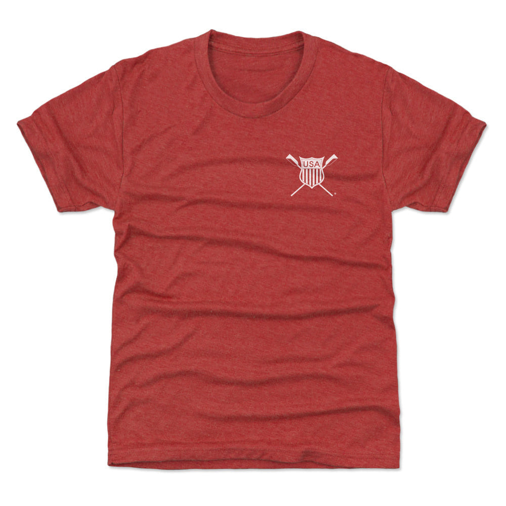 USRowing Emblem Pocket White WHT (ONLINE ORDER ONLY)
