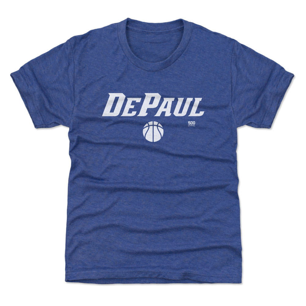 DePaul Blue Demons Basketball Minimalist WHT (ONLINE ORDER ONLY)