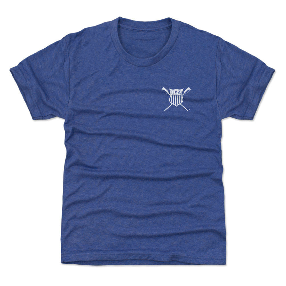 USRowing Emblem Pocket White WHT (ONLINE ORDER ONLY)