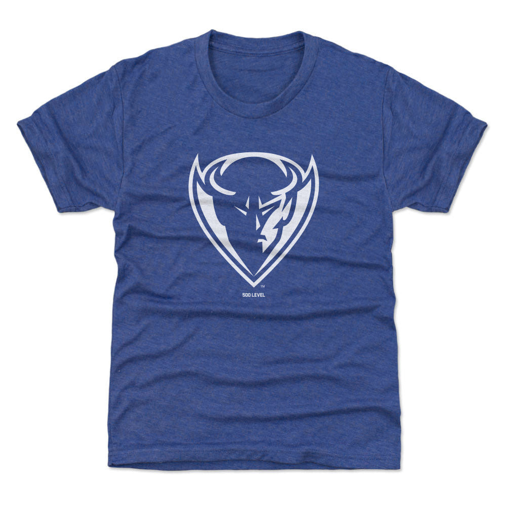 DePaul Blue Demons Primary Logo White WHT (ONLINE ORDER ONLY)