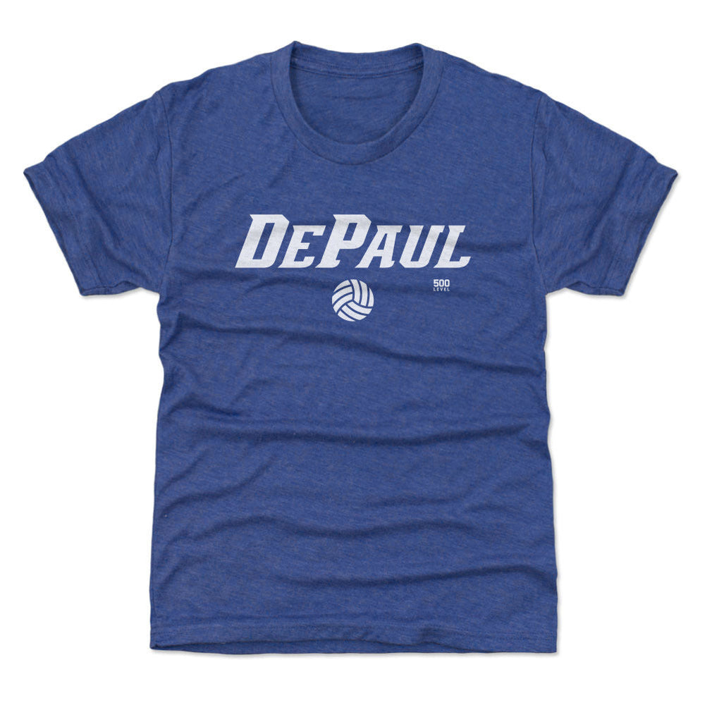 DePaul Blue Demons Volleyball Minimalist WHT (ONLINE ORDER ONLY)
