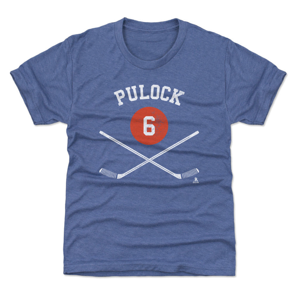 Ryan Pulock New York I Sticks WHT