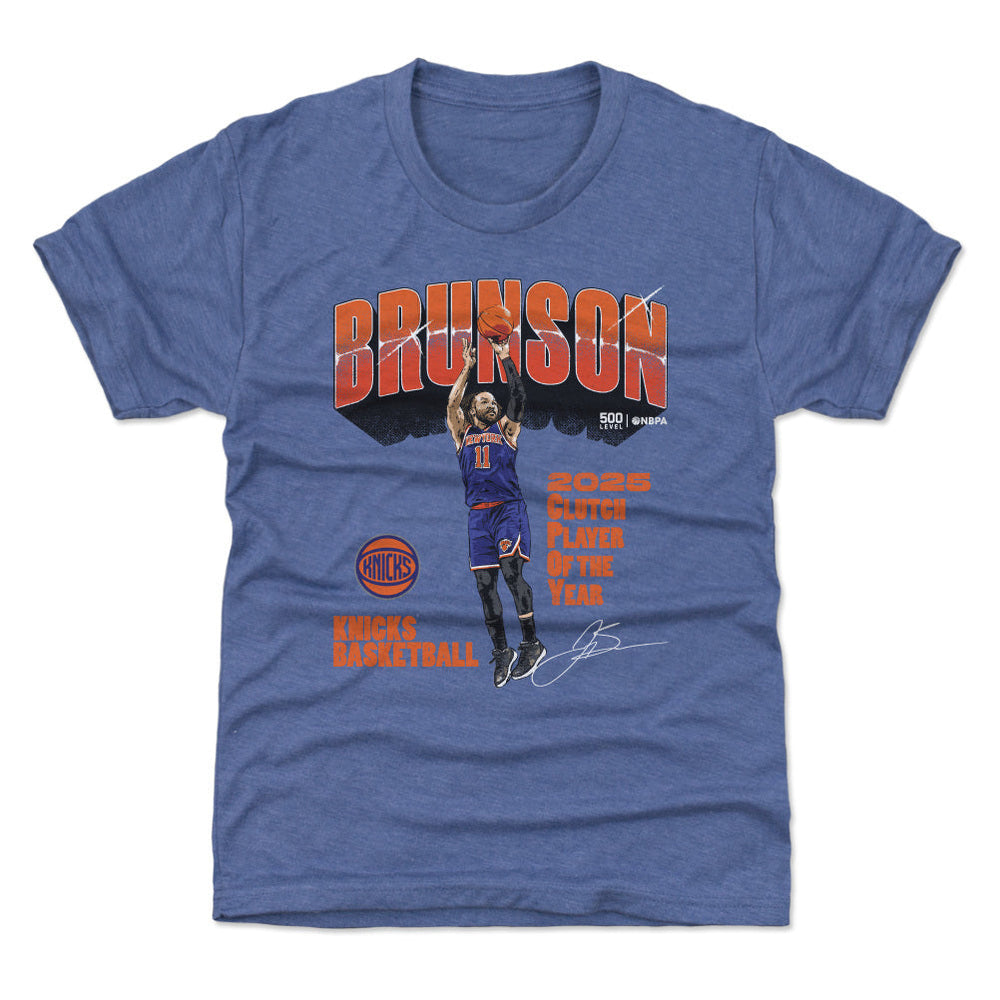Jalen Brunson New York Knicks 2025 Clutch Player Of The Year WHT (ONLINE ORDER ONLY)