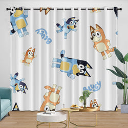 Kids Room Decoration Bluey Curtains Blackout Window Drapes (ONLINE ORDER ONLY)