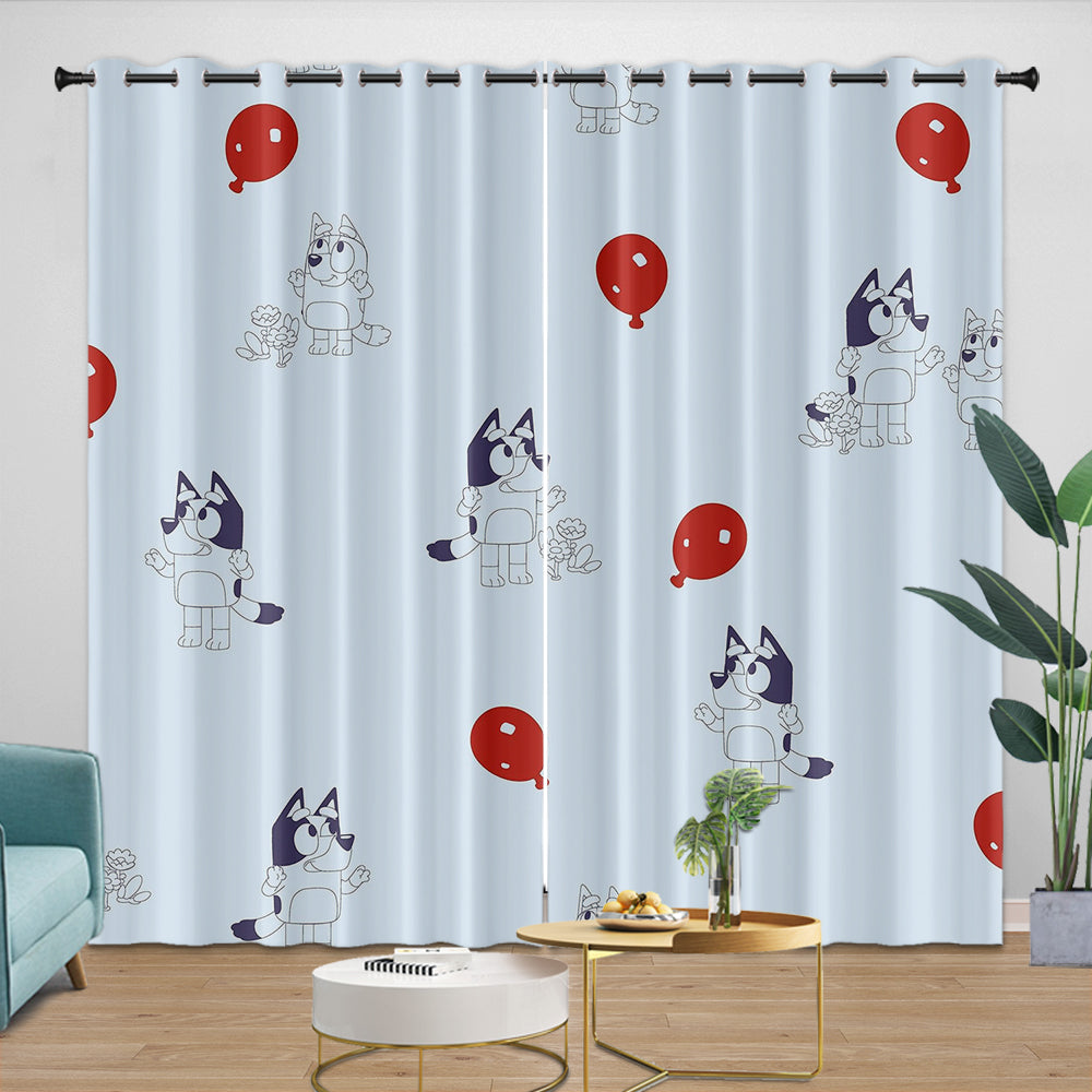 Kids Room Decoration Bluey Curtains Blackout Window Drapes (ONLINE ORDER ONLY)
