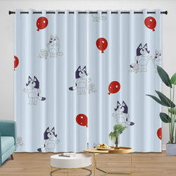 Kids Room Decoration Bluey Curtains Blackout Window Drapes (ONLINE ORDER ONLY)