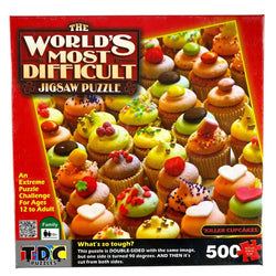 Killer Cupcakes 500 Piece Double-Sided Jigsaw Puzzle TDC (ONLINE ORDER ONLY)