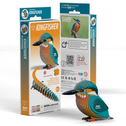 Kingfisher 3D Cardboard Model Kit Eugy (ONLINE ORDER ONLY)