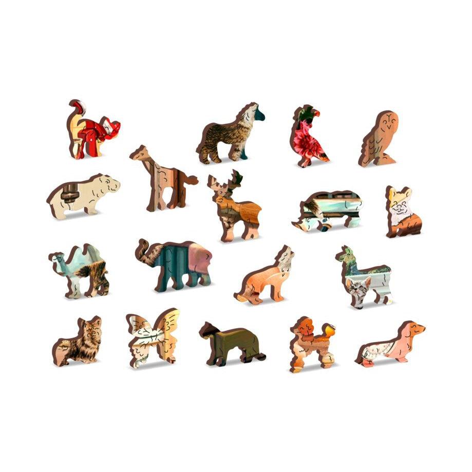 Kitten Kitchen Capers 1010 Piece Wood Jigsaw Puzzle Wooden City (ONLINE ORDER ONLY)