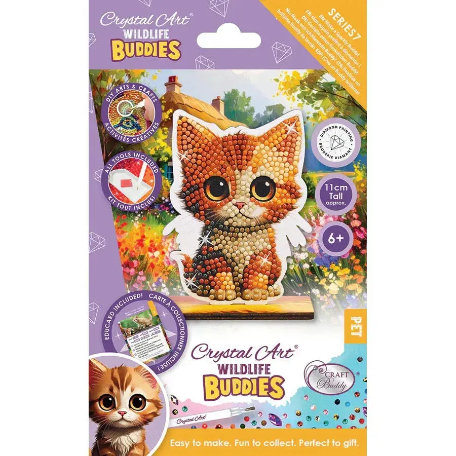 Kitten Pet Crystal Art Buddies Kit Craft Buddy (ONLINE ORDER ONLY)