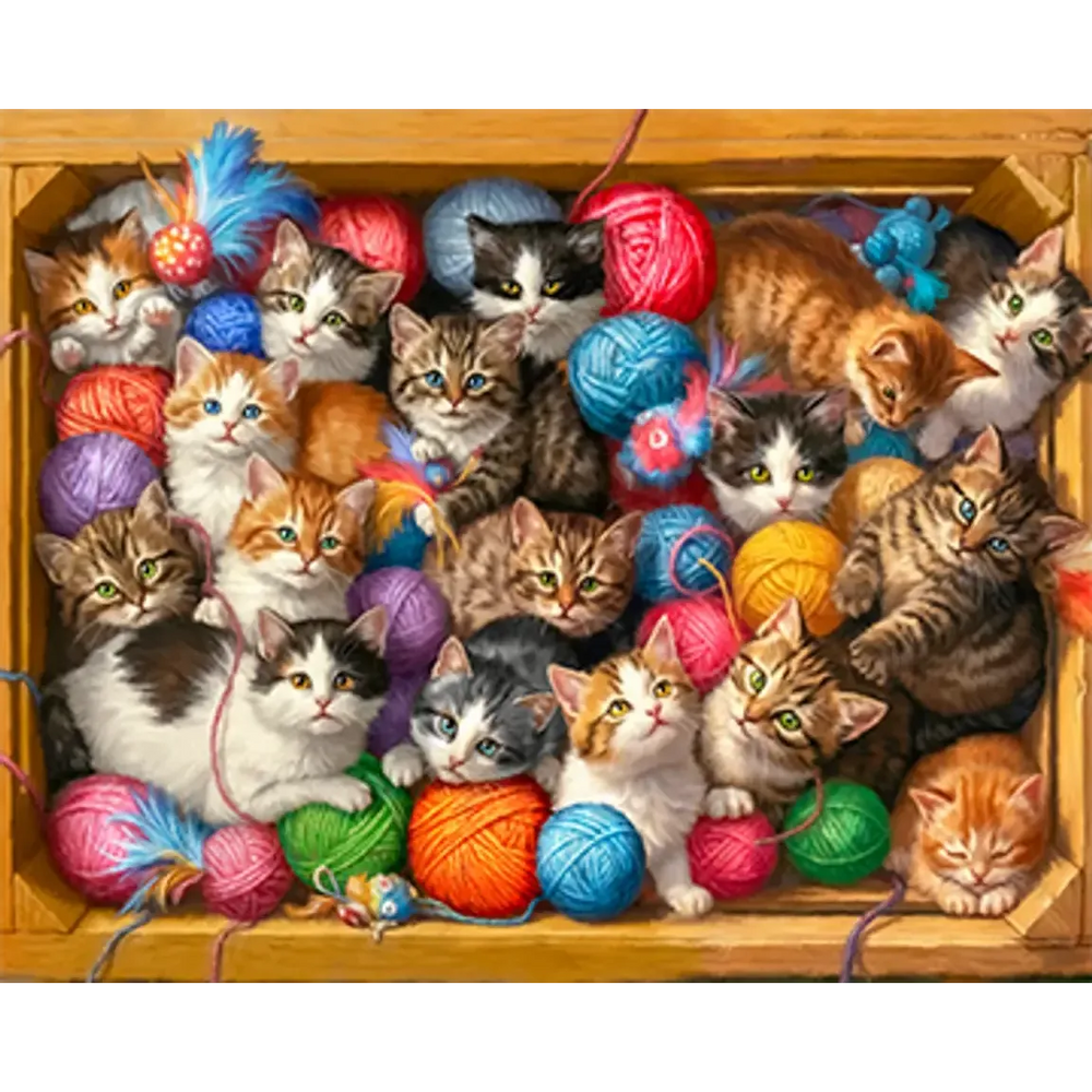 Kittens Galore 1000 Piece Jigsaw Puzzle Springbok (ONLINE ORDER ONLY)