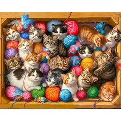 Kittens Galore 1000 Piece Jigsaw Puzzle Springbok (ONLINE ORDER ONLY)