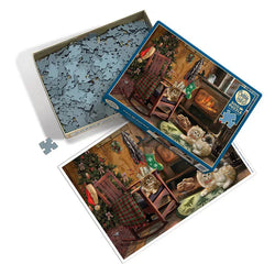 Kittens by the Stove 500 Piece Jigsaw Puzzle Cobble Hill (ONLINE ORDER ONLY)