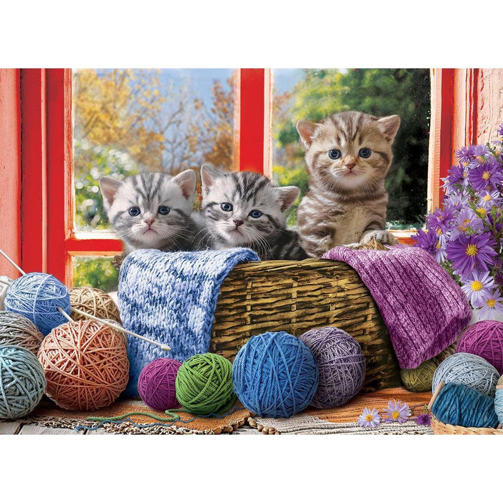 Knittin' Kittens 1000 Piece Jigsaw Puzzle Eurographics (ONLINE ORDER ONLY)