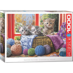 Knittin' Kittens 1000 Piece Jigsaw Puzzle Eurographics (ONLINE ORDER ONLY)