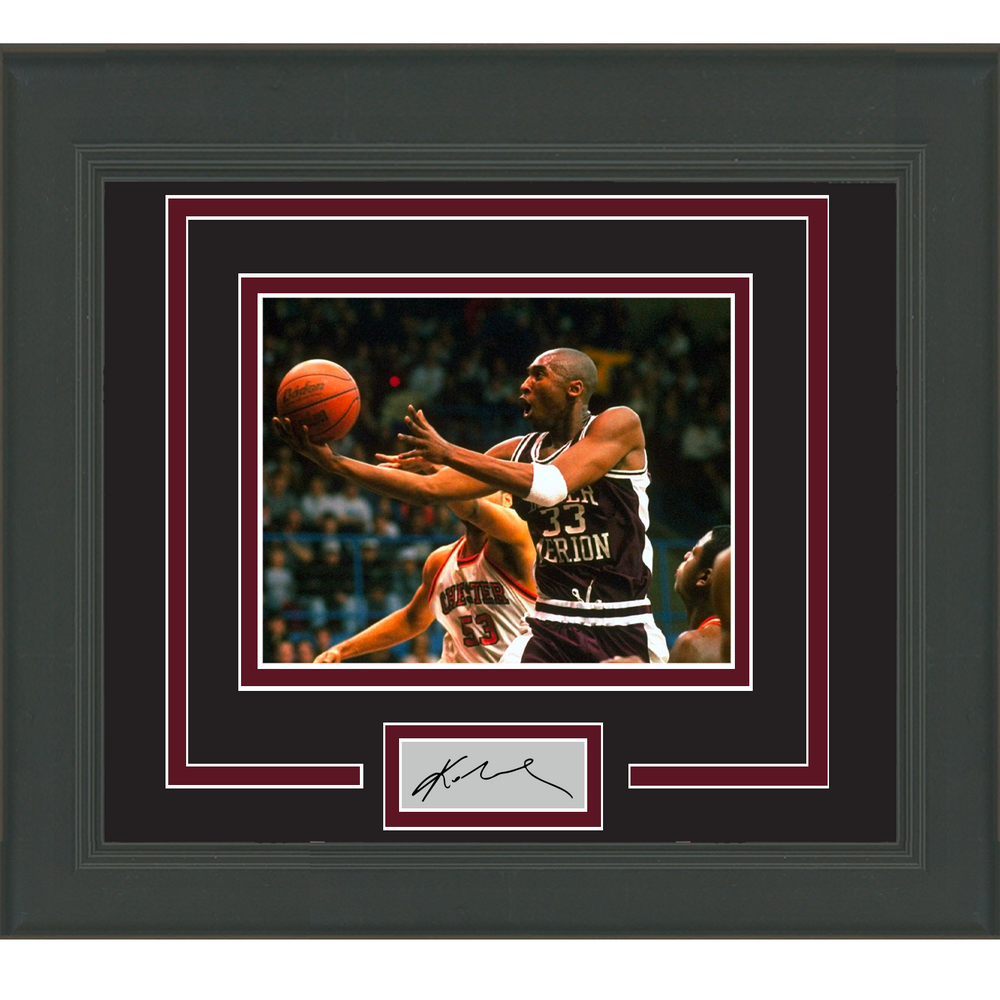 Framed Kobe Bryant Facsimile Laser Engraved Signature Auto Lower Merion High School 11x14 Basketball Photo (ONLINE ORDER ONLY)