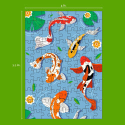 Koi 99 Piece Mini Jigsaw Puzzle Puzzledly (ONLINE ORDER ONLY)