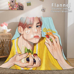 BTS Butter Bangtan Boys Flannel Fleece Blanket (Online Order Only)