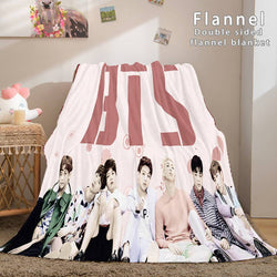 BTS Butter Bangtan Boys Flannel Fleece Blanket (Online Order Only)