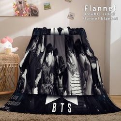 BTS Butter Bangtan Boys Flannel Fleece Blanket (Online Order Only)